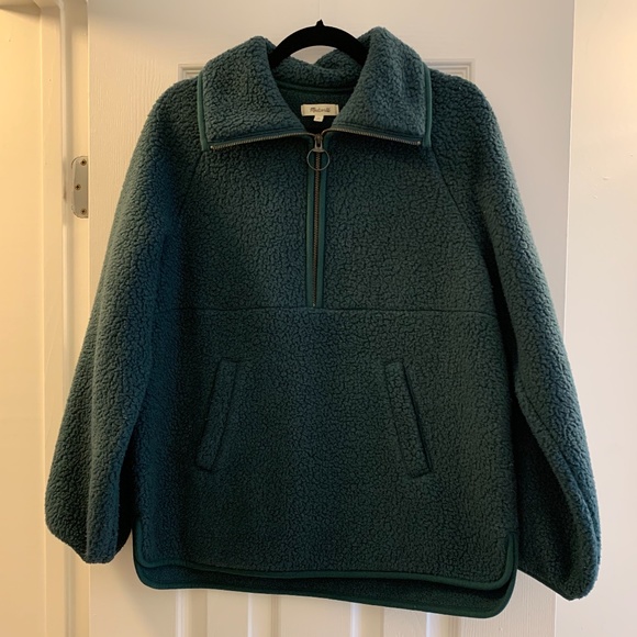 Madewell Sweaters - Madewell Sherpa Quarter Zip Sweater